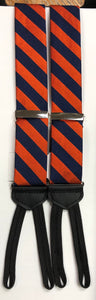 Orange and Blue Striped Braces