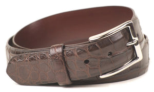 Eljo's Chocolate Brown Alligator Belt